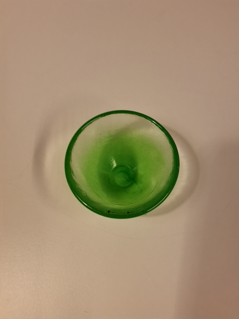 Pernille Bülow Grøn glas skål